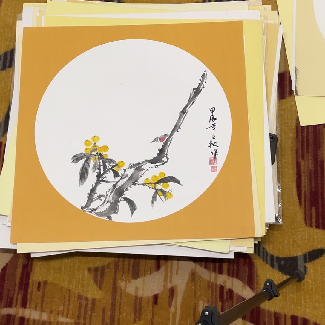 国画小*狸卡纸50x50（999999999999999