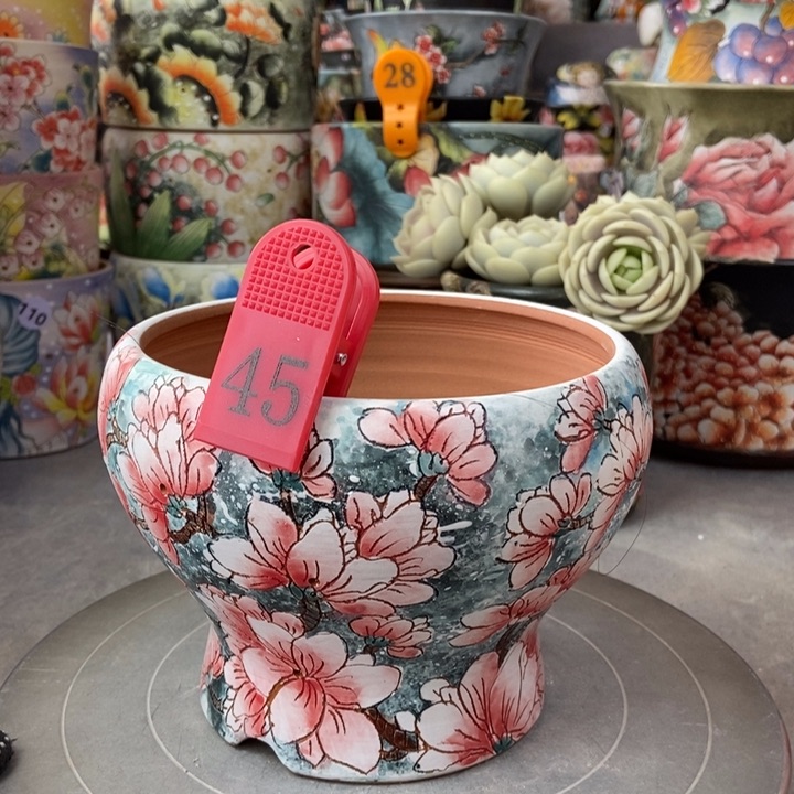 红陶景德镇艺术手绘作品