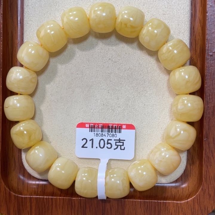 蜜蜡手链未镶嵌蜜蜡