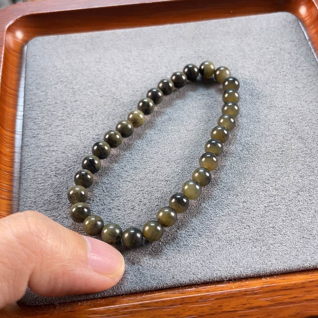 和田玉手串未镶嵌