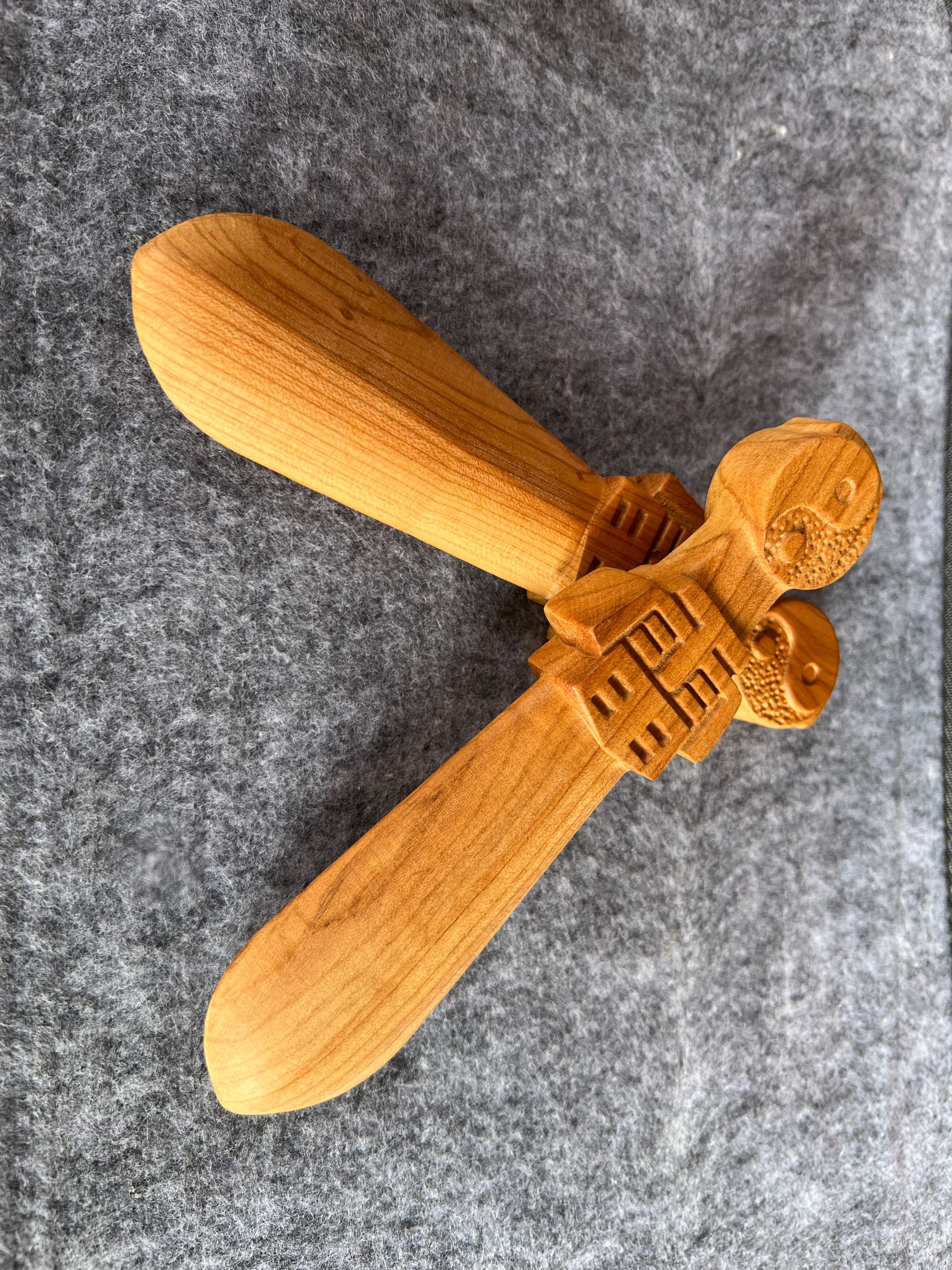 肥桃木短尺寸手把件 家居必备 