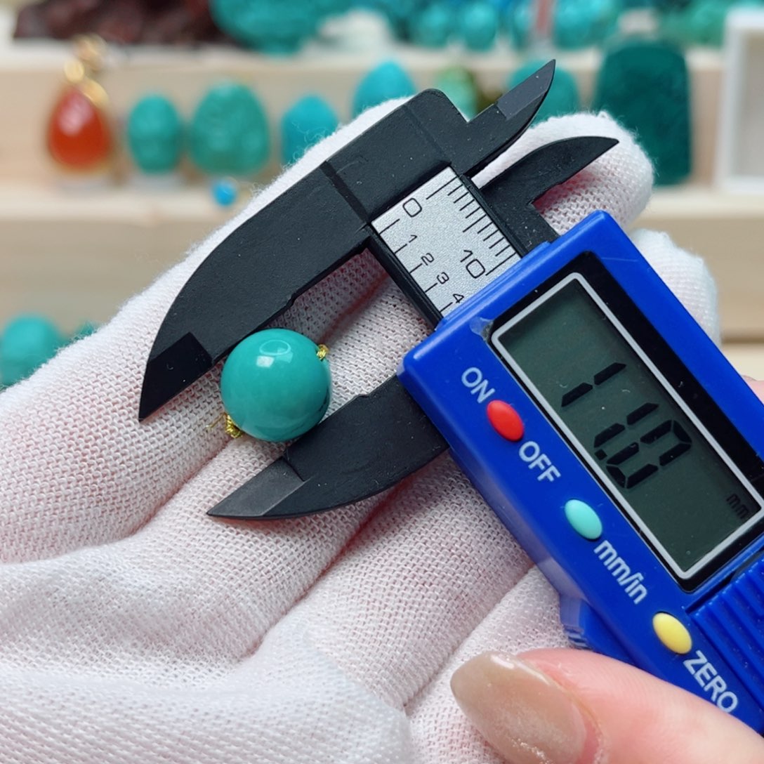 绿松石圆珠未镶嵌