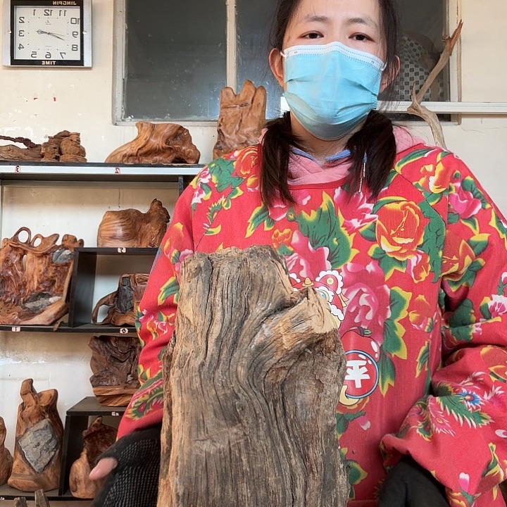 小***v木太行崖柏摆件摆件