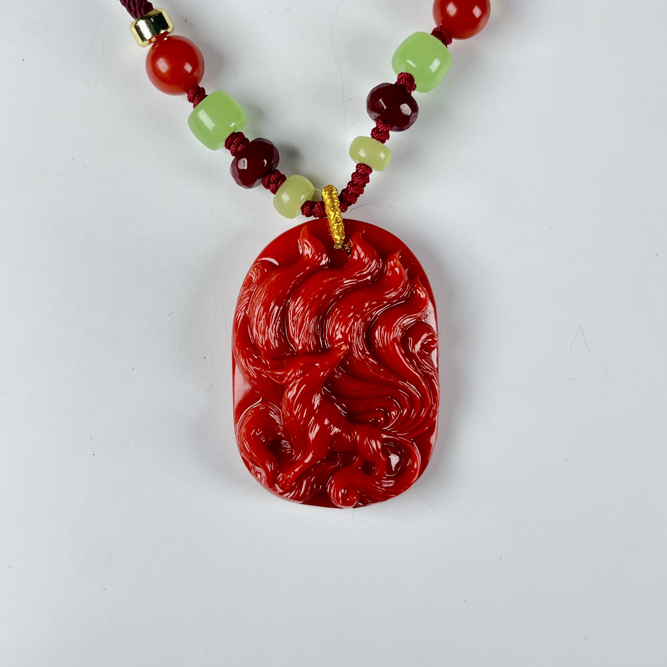 【超星专属】L016 精美九尾狐吊坠 多样性发其一