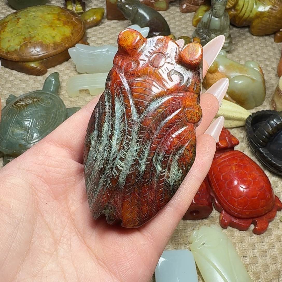 白玉菩提吊坠挂件