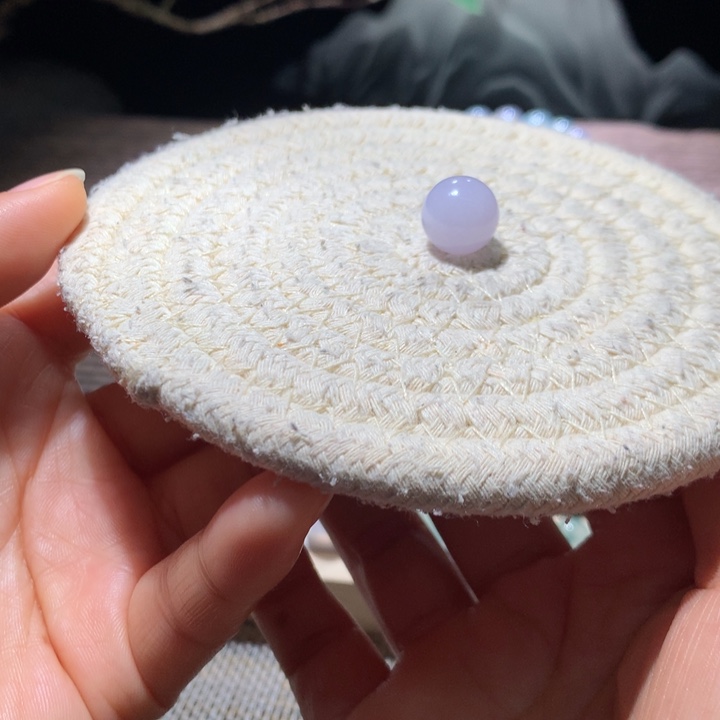 翡翠散珠天然缅甸翡翠A货卡12.2 樱花粉