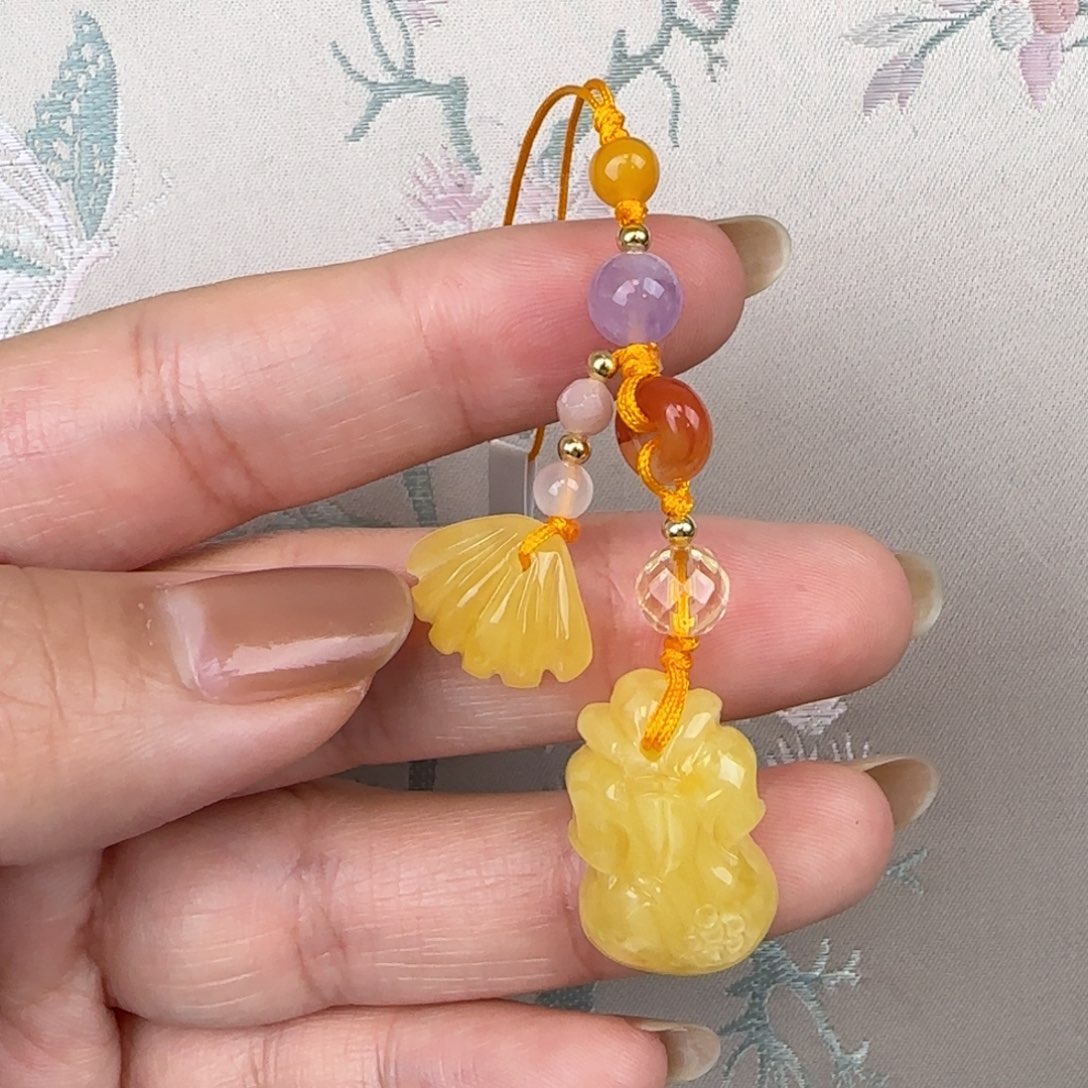 蜜蜡吊坠(赠链)未镶嵌