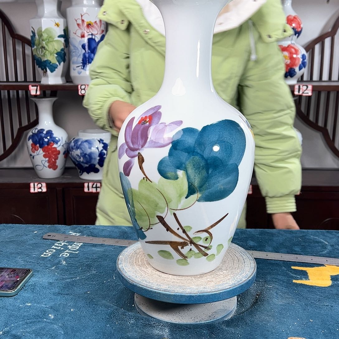 摆件景德镇陶瓷棒鸟