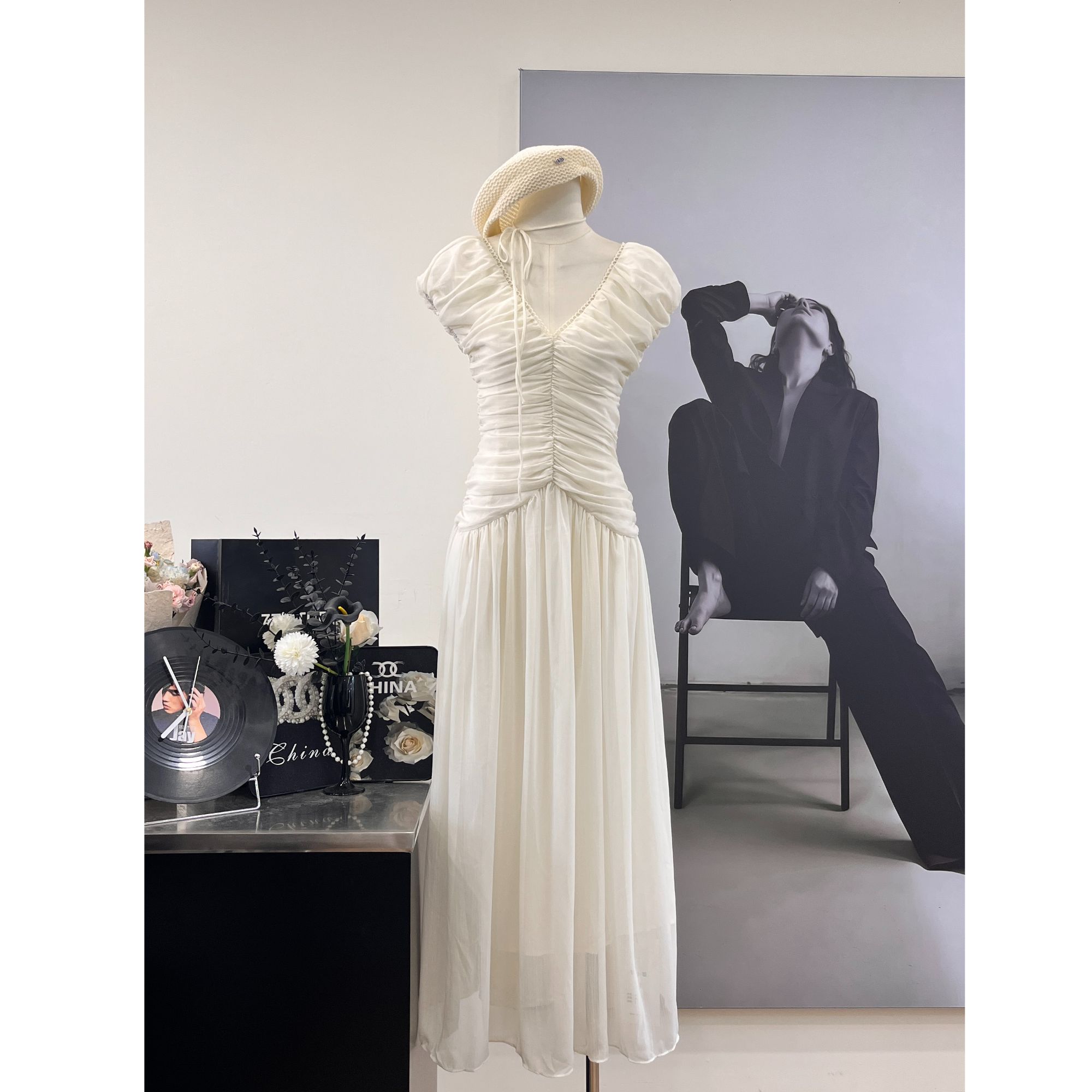 【名媛绝美】法式温柔连衣裙-6930