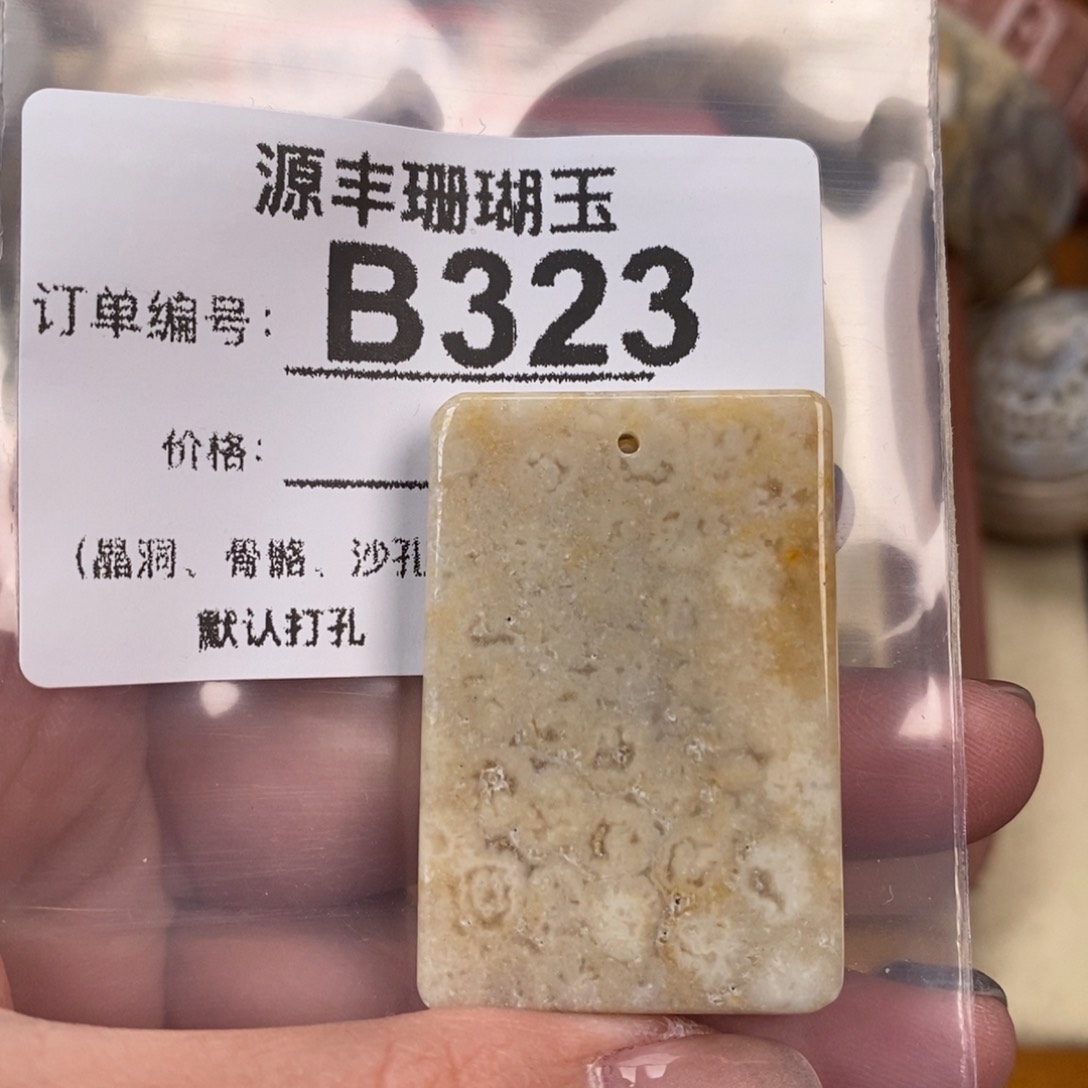 硅化玉颈饰未镶嵌小*