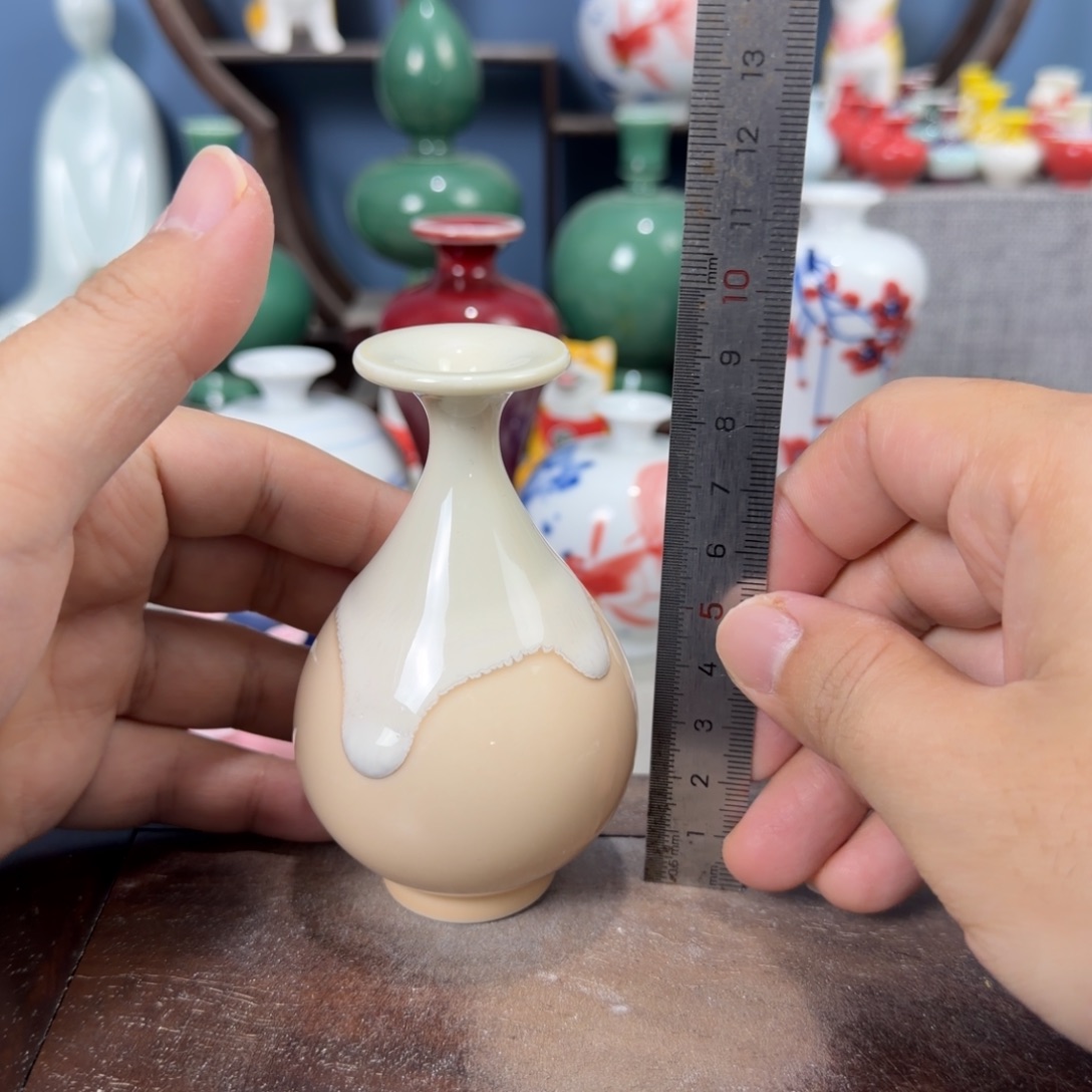 陶瓷手工小花器摆件