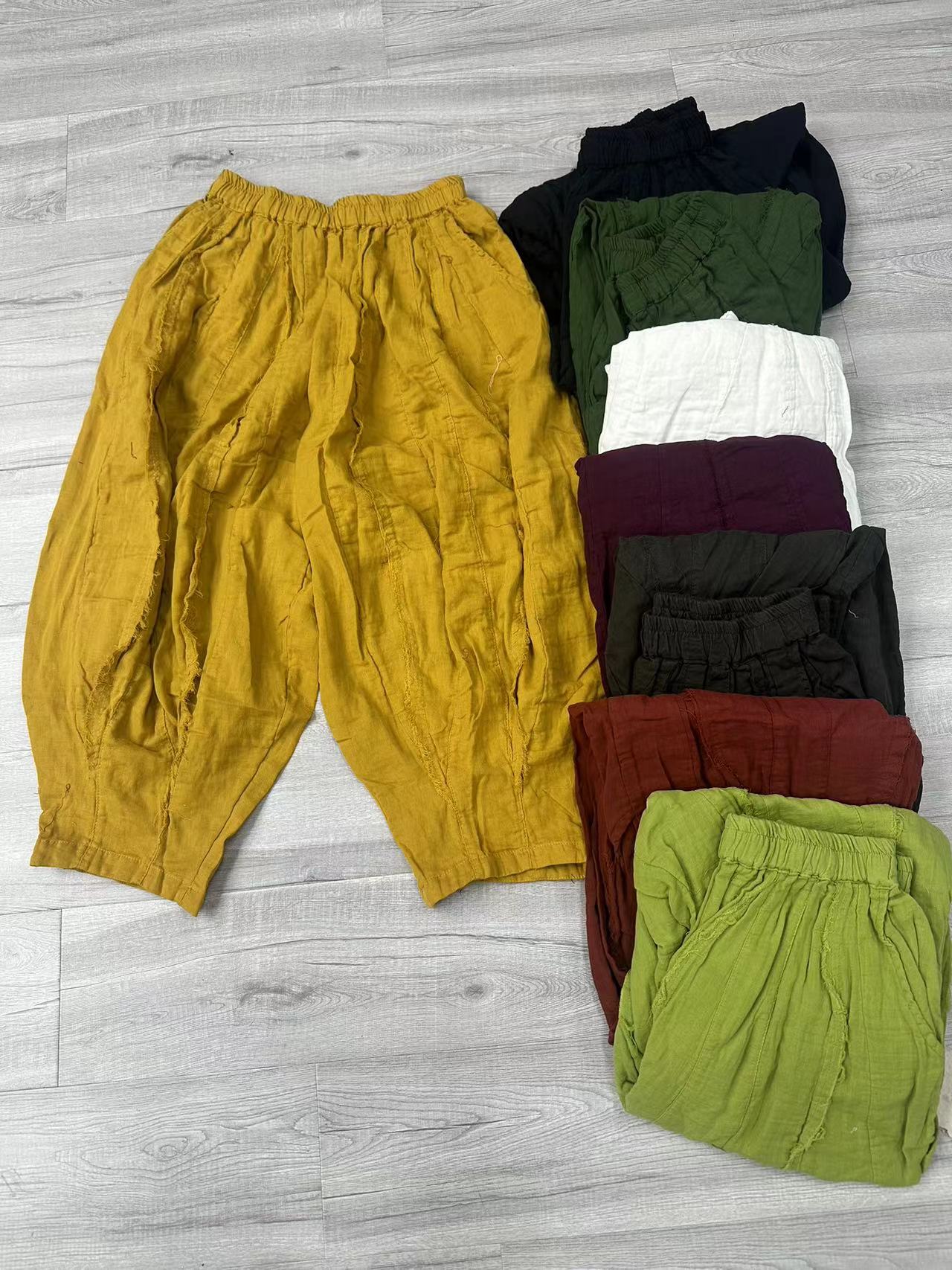 HY    28片毛边南瓜裤