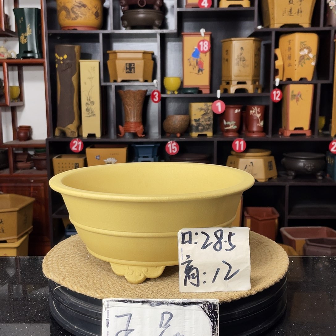 紫砂D-婉秋紫砂花盆