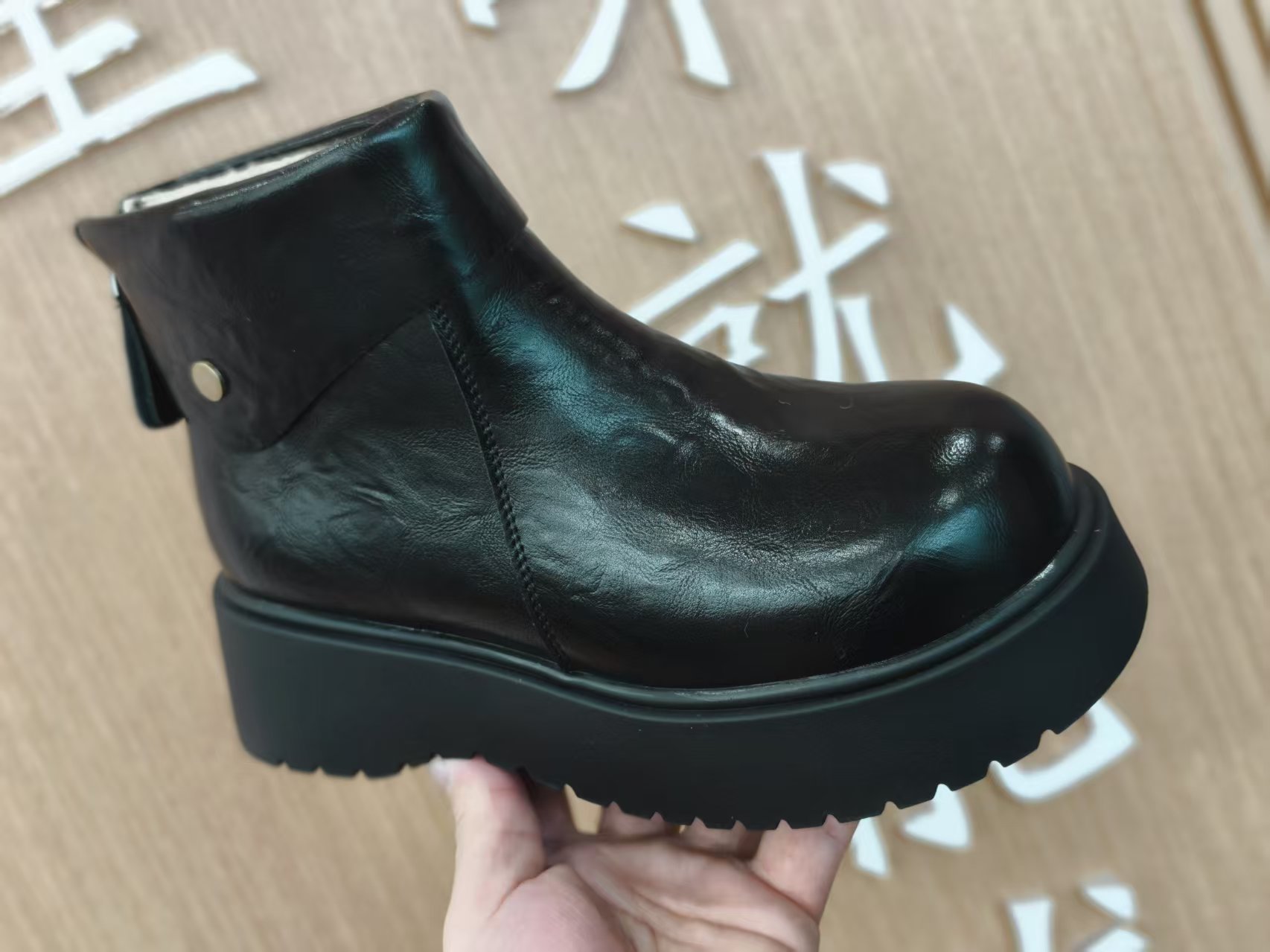 5050 欧版女士勃肯鞋加绒中筒靴 F68