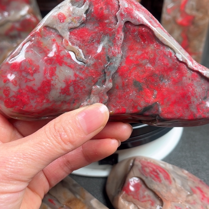 昌化鸡血石龙*昌化鸡血石原石