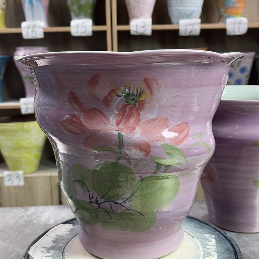 景德镇陶瓷花盆花盆