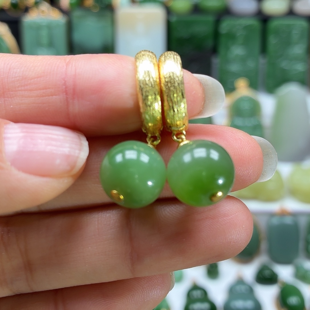 和田玉银S925镶嵌颈饰