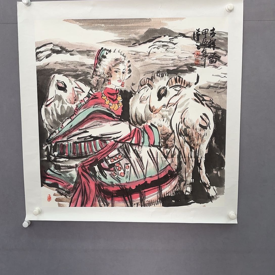 国画亲笔手绘原创