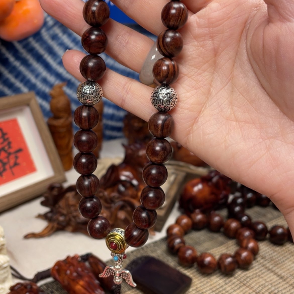 【闪购商品】黄花梨/降香黄檀手串/手链