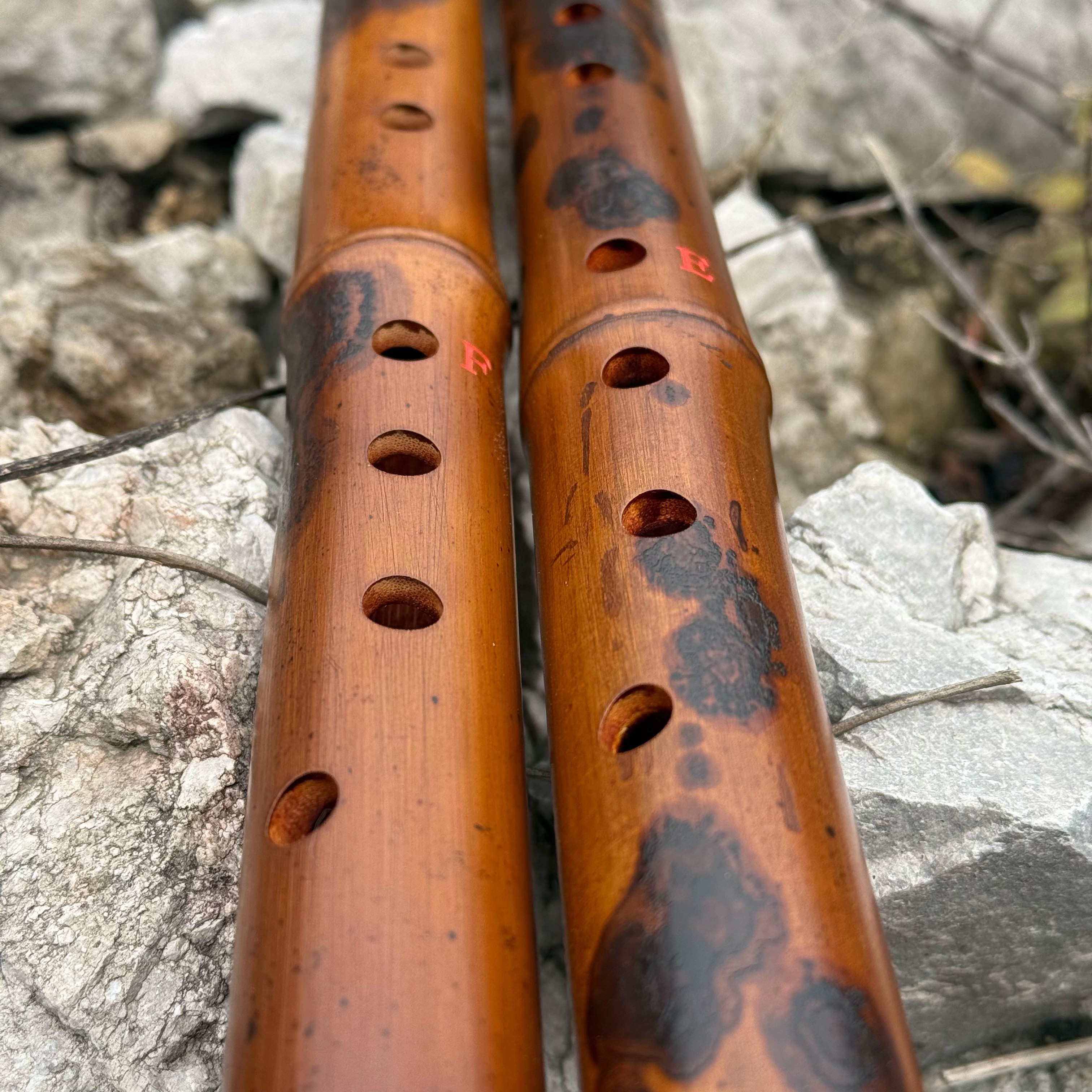 艳子精制大漆虎皮斑八孔开口洞箫（特制款）