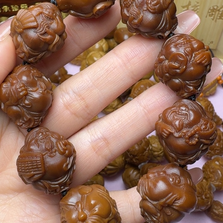 橄榄核手串/手链八大财神