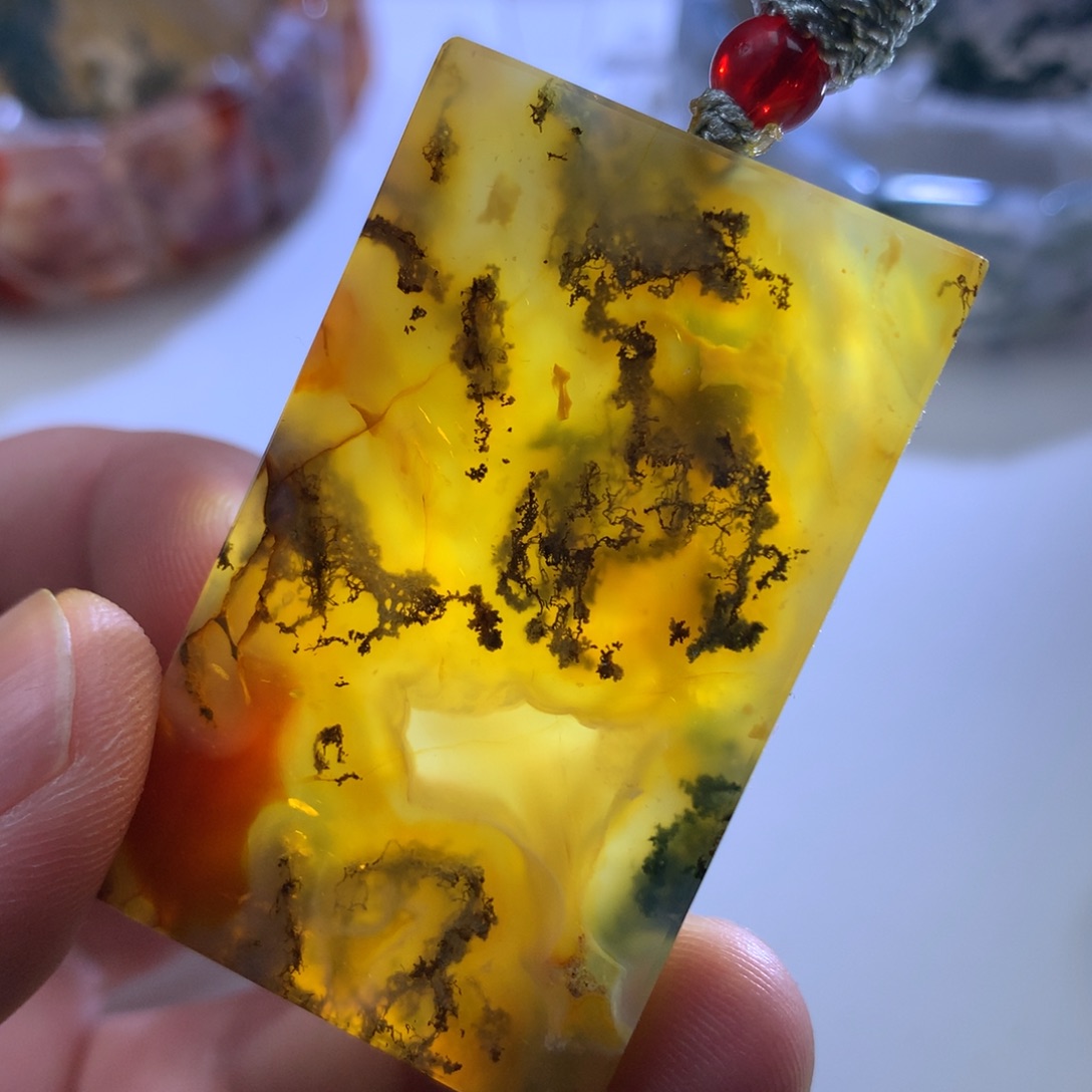 玛瑙/玉髓颈饰未镶嵌亮*晶