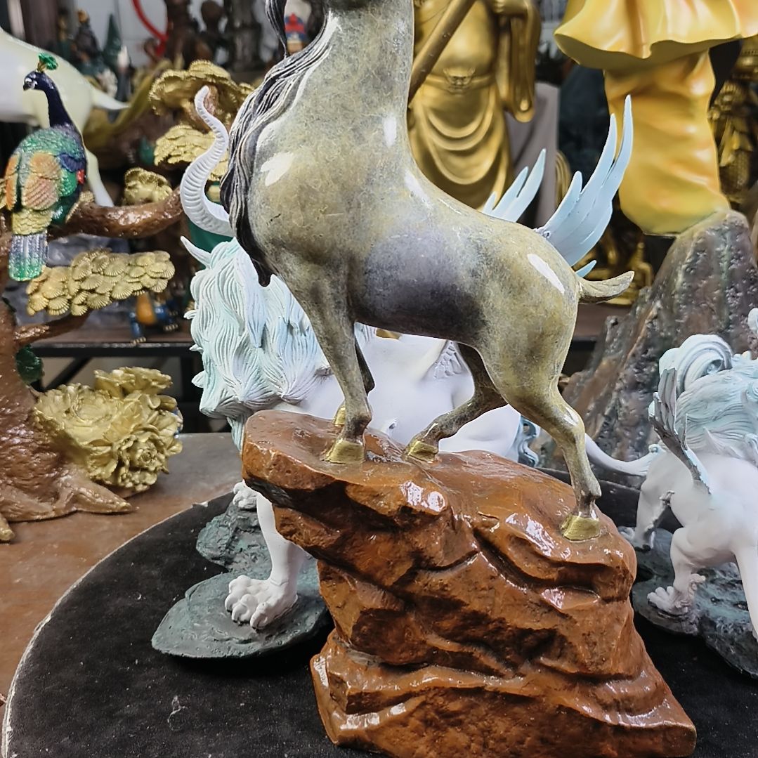 吃***头黄铜铜雕工艺品源头厂家