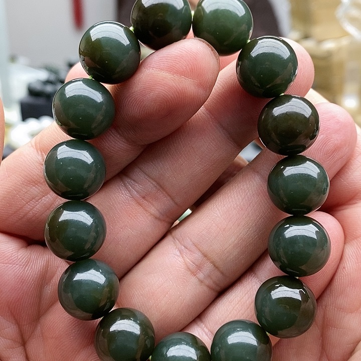 【闪购商品】未镶嵌手链和田玉14聚宝盆