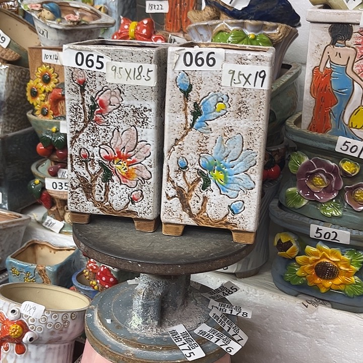 粗陶材质多肉花盆