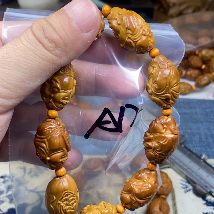 橄榄核手串/手链橄榄核雕工艺手串