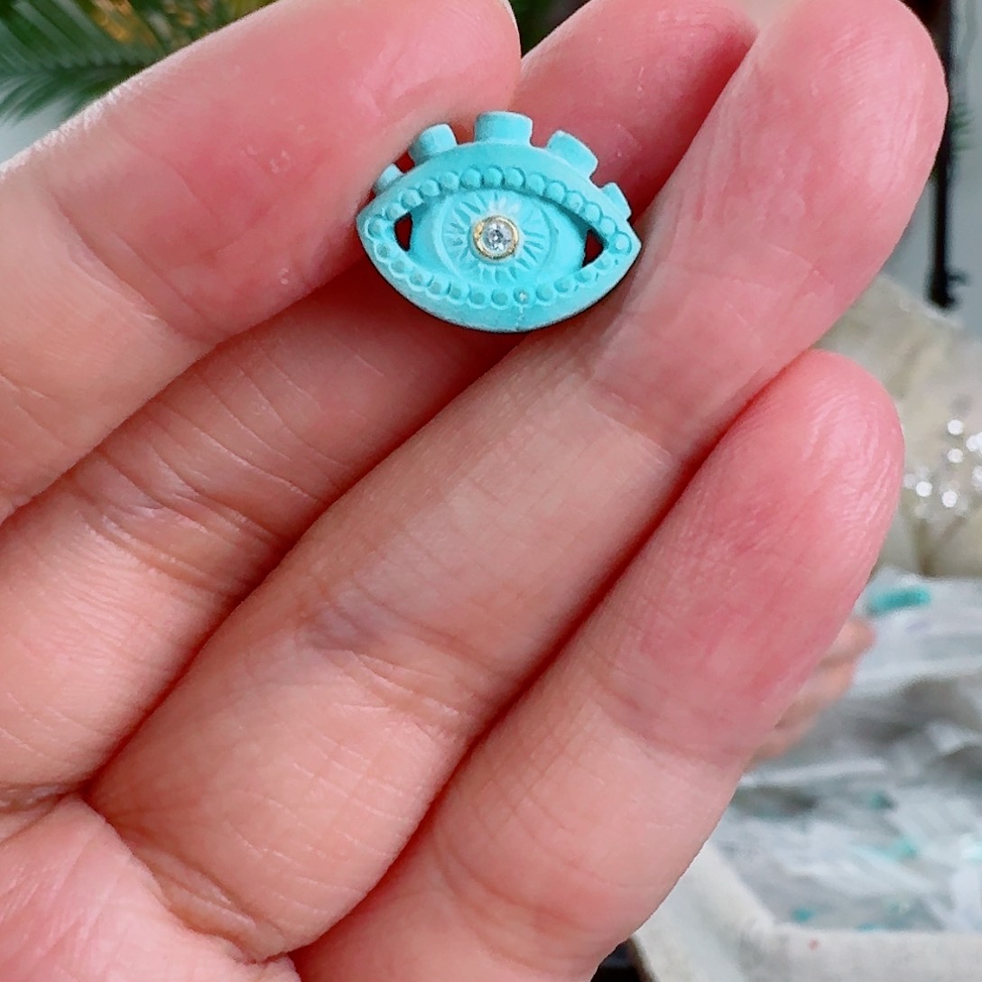 未镶嵌绿松石珠宝奇石