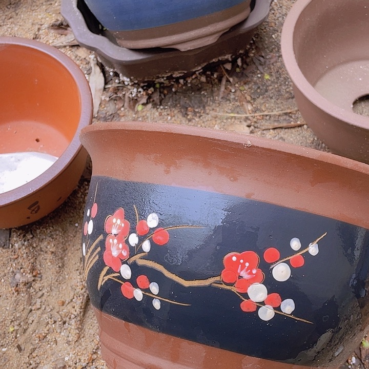 紫砂t004中花盆花盆