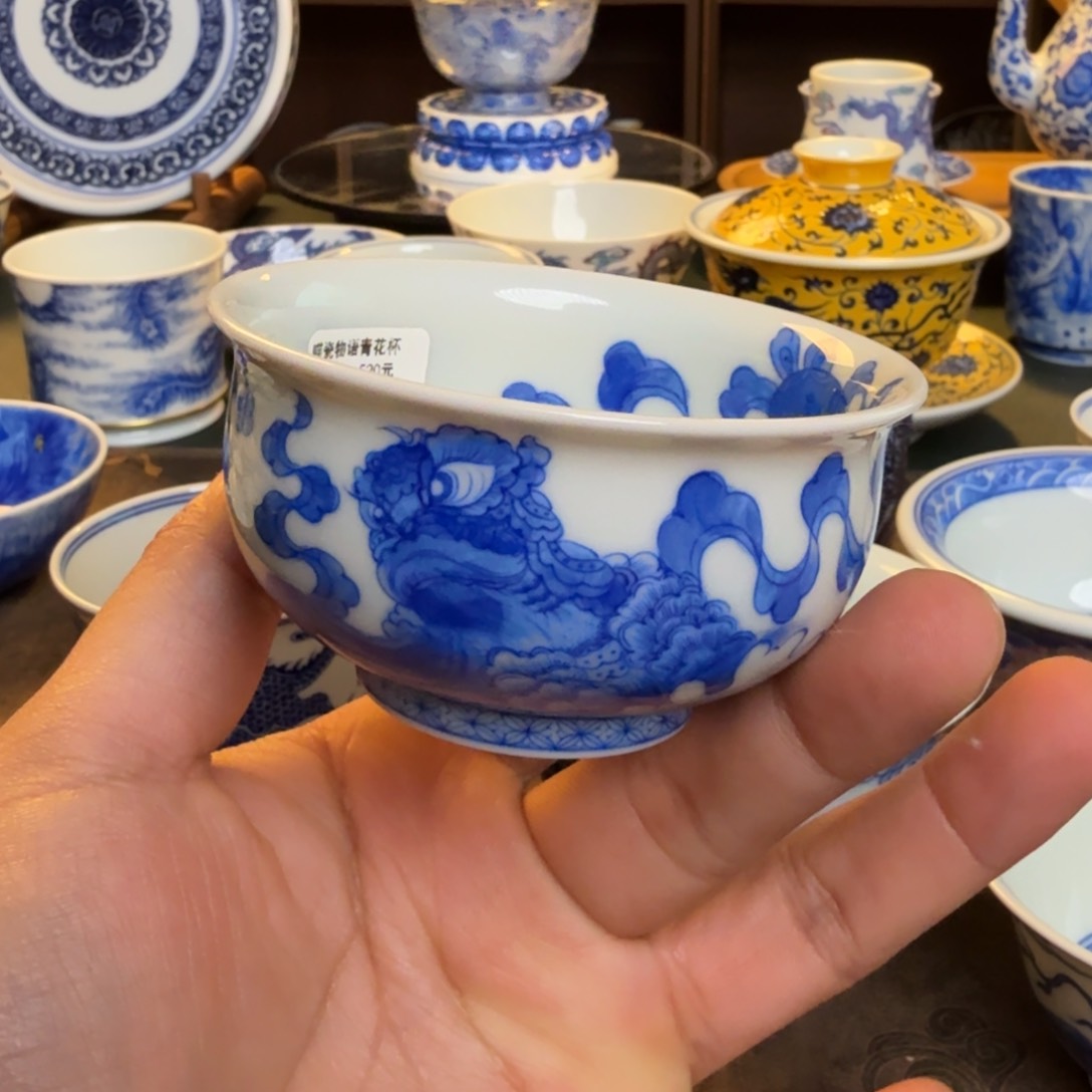 纯手工手绘陶瓷茶具