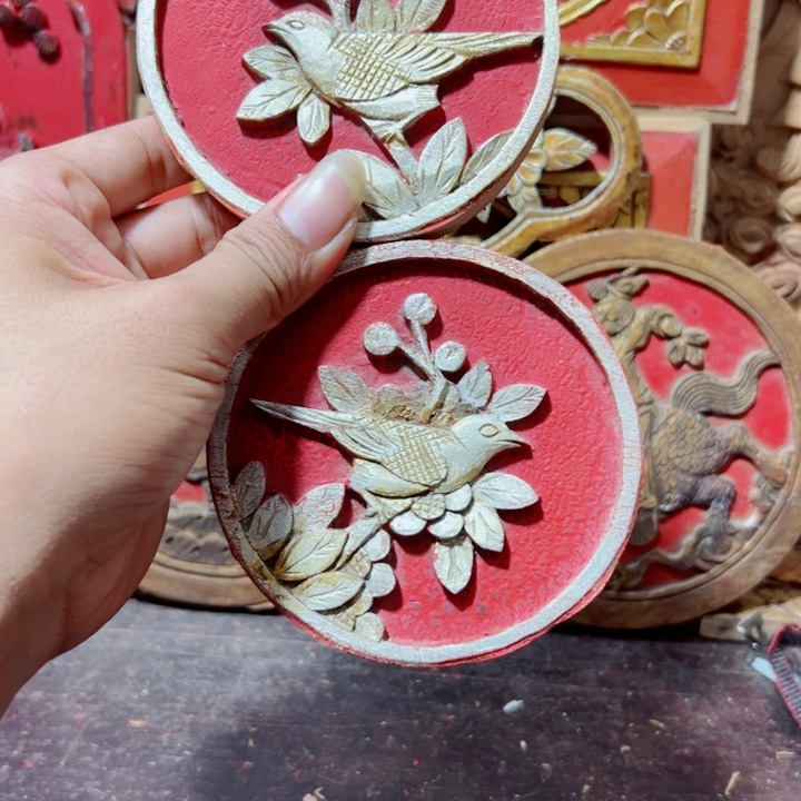 李***）木木雕工艺品摆件