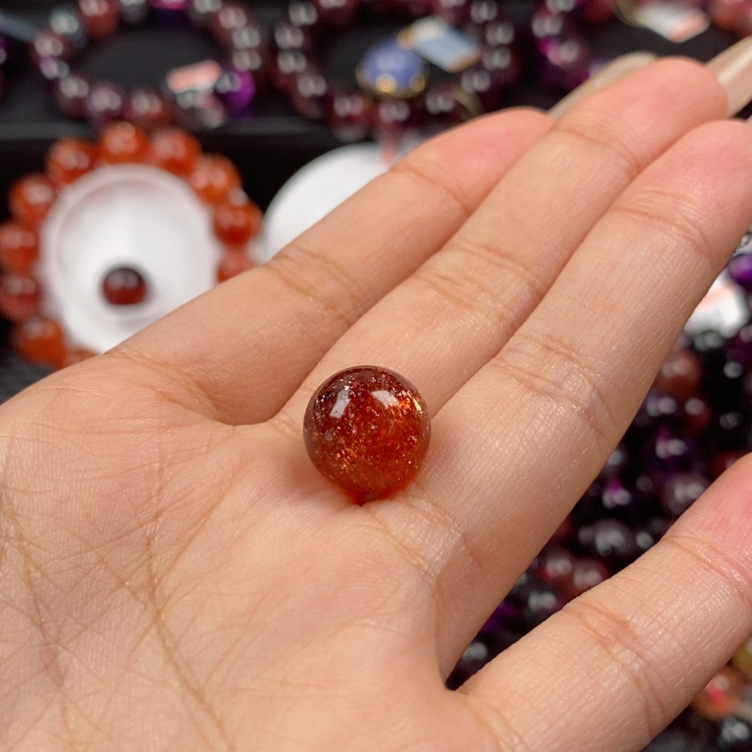 水晶手链未镶嵌猫*?金草莓12,8m