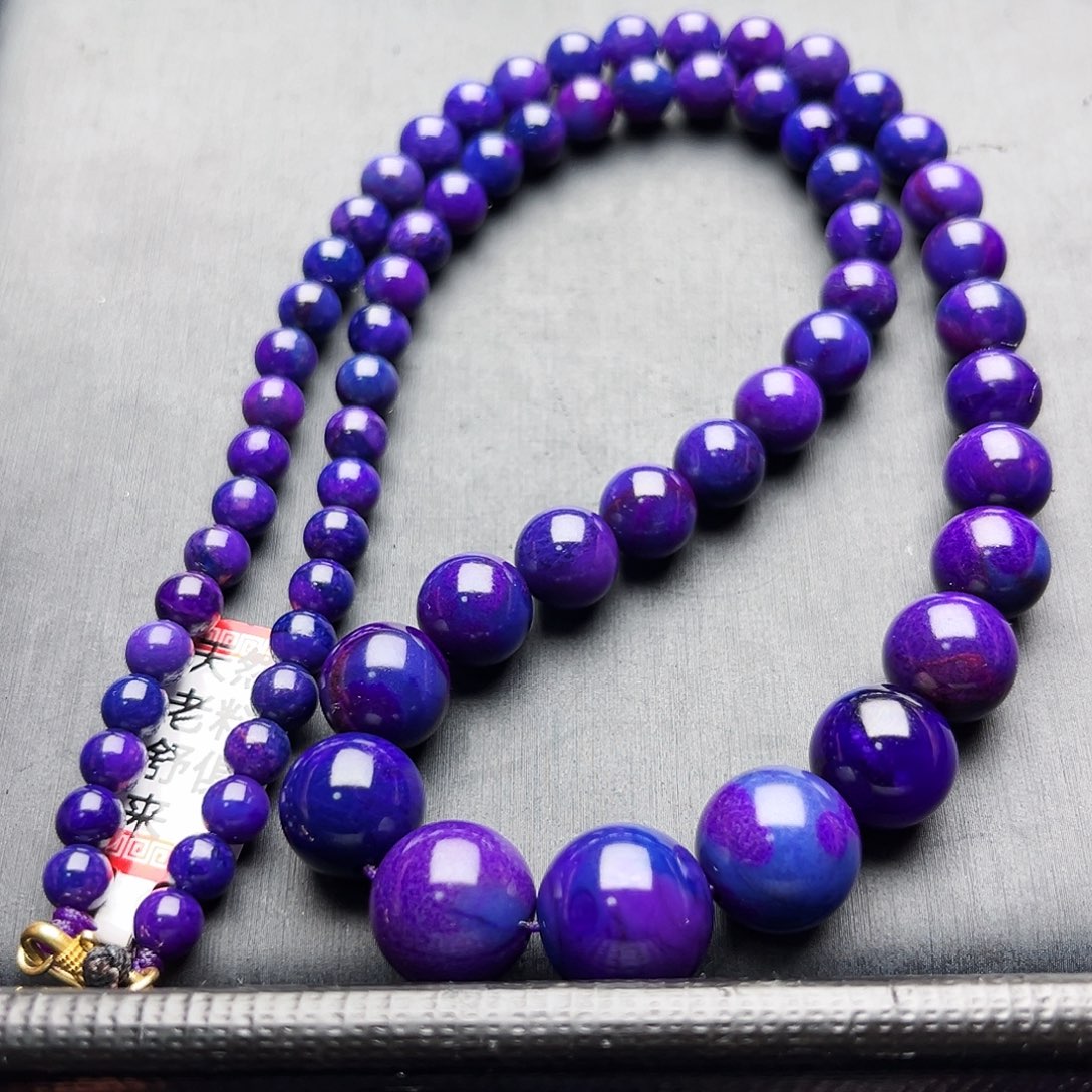 苏纪石（舒俱来）18K金镶嵌项链