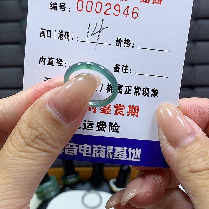 翡翠戒指未镶嵌 000002646
