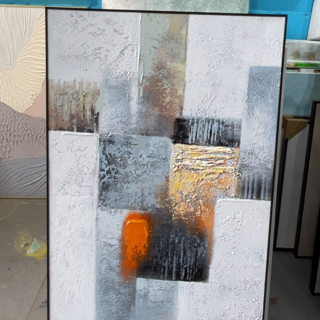 油画油画作品欣赏70.110带铝合金