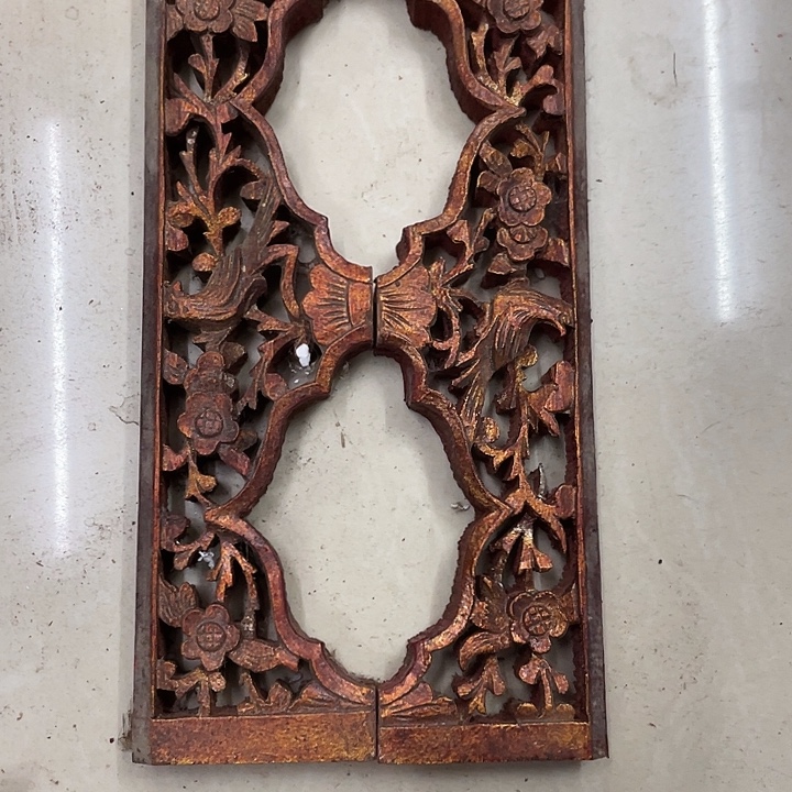 第***夜香榧木老木雕花板老木雕花板