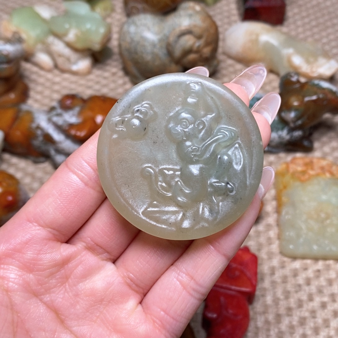 白玉菩提吊坠白玉菩提白玉菩提摆件