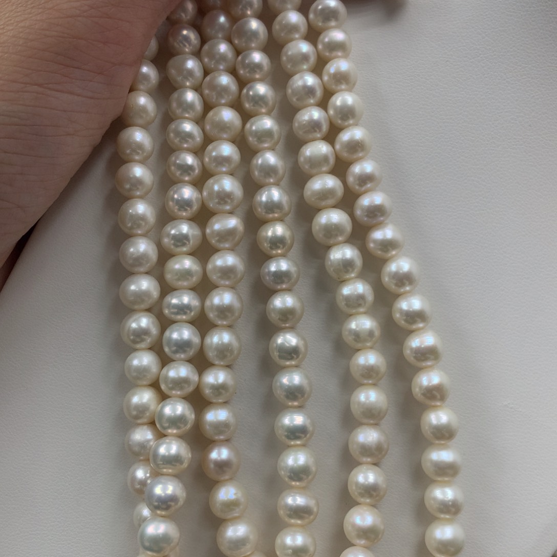 淡水珍珠7-8未镶嵌x20项链