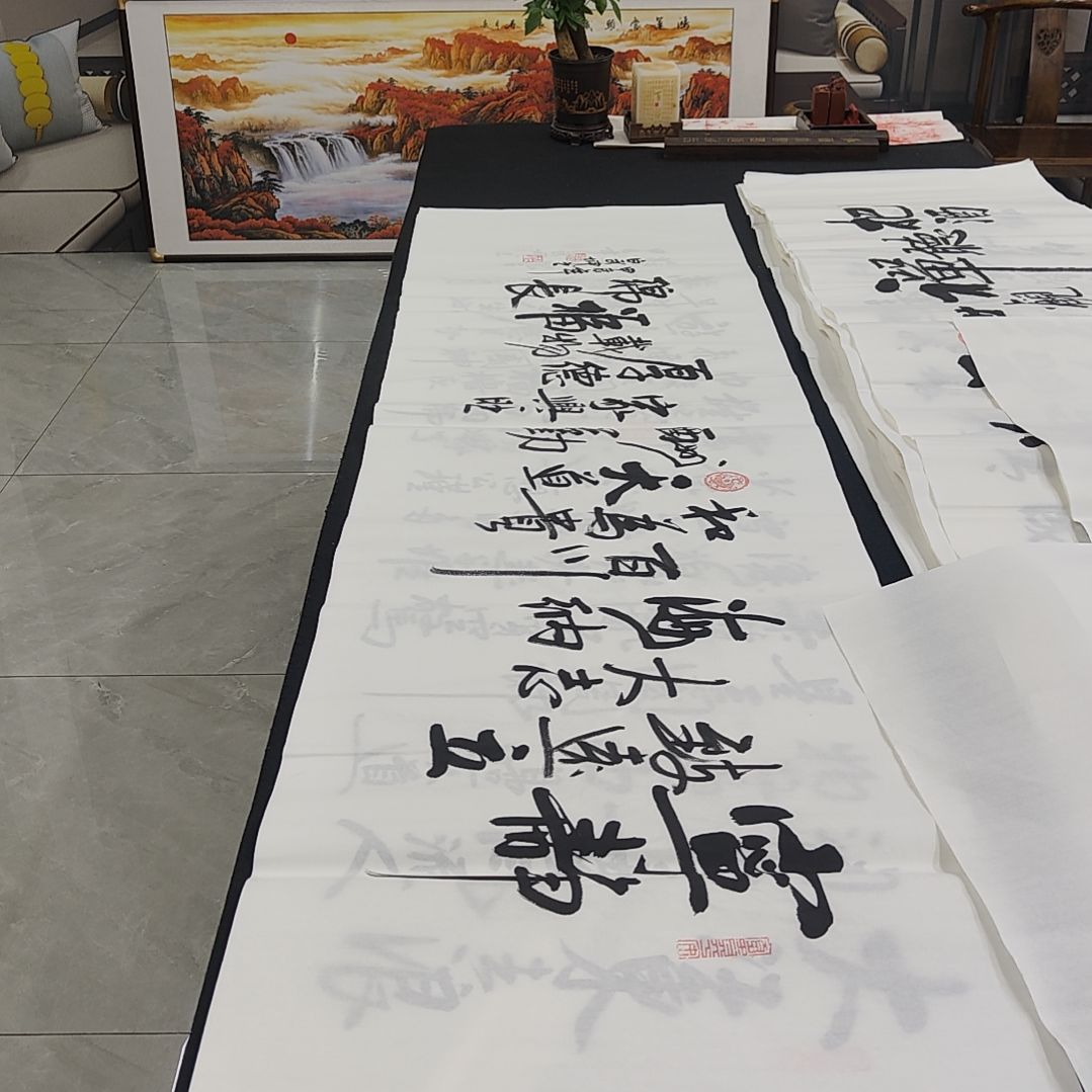 白武坤老师作品一副