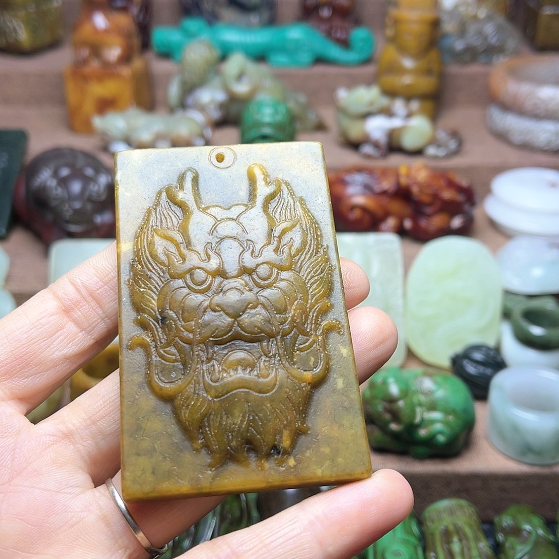 白玉菩提吊坠106。。