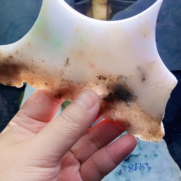 翡翠未镶嵌颈饰毛料66