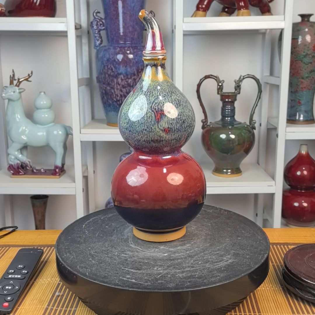 摆件钧瓷摆件神后镇钧瓷