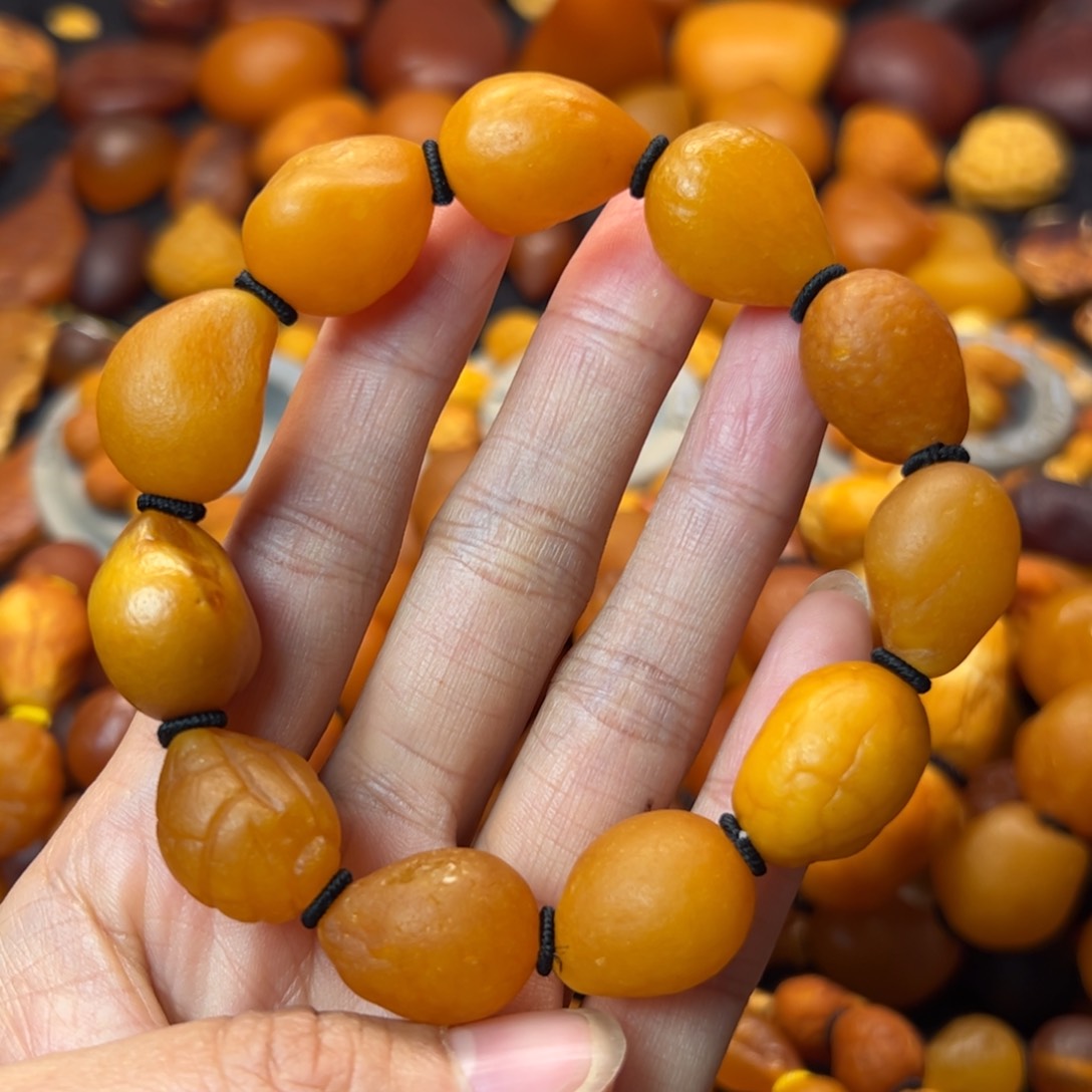 琥珀裸石未镶嵌天然蜜蜡