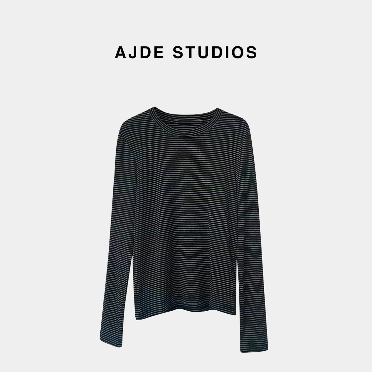 AJDE｜黑白条纹衫01