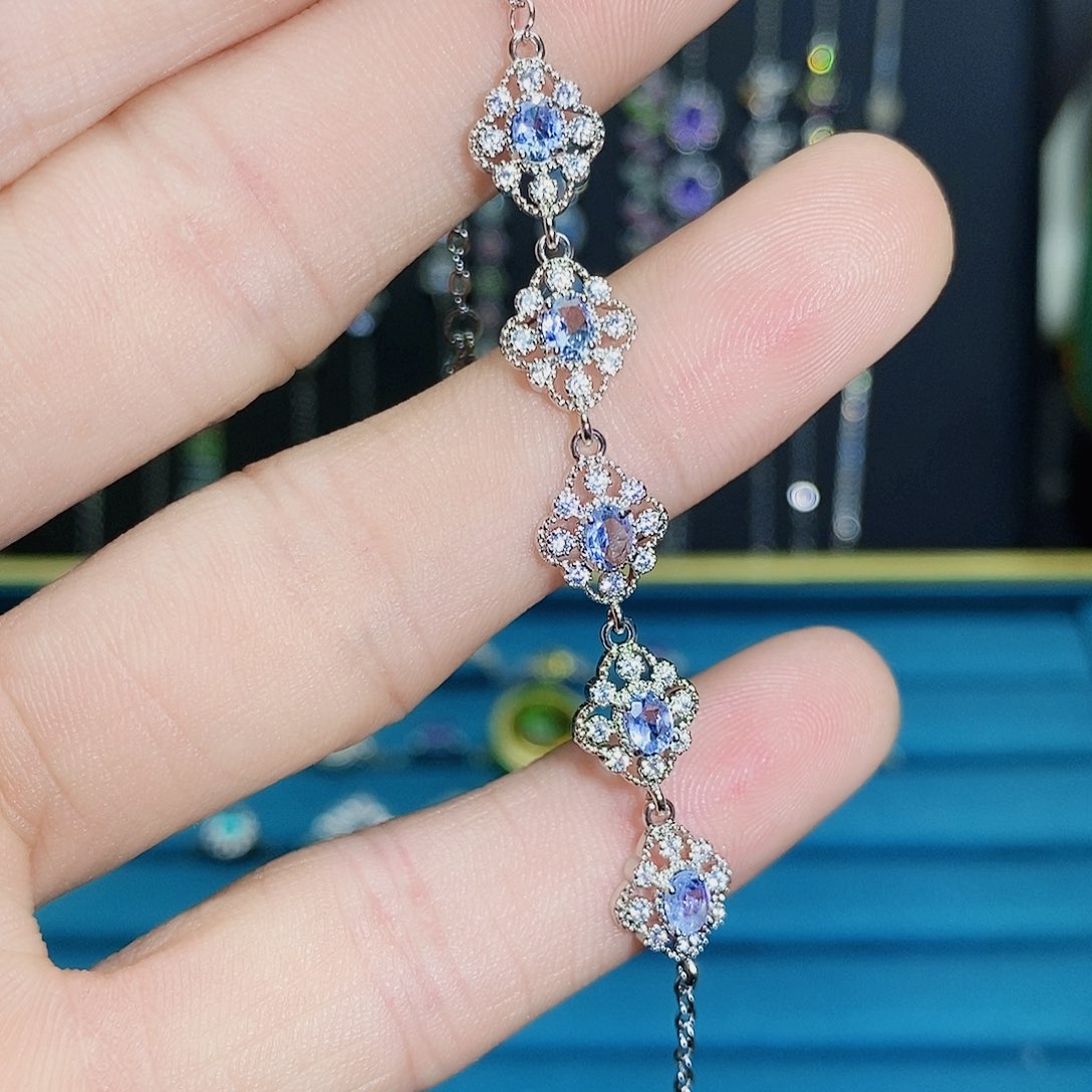 紫晶珠宝半成品银S925镶嵌