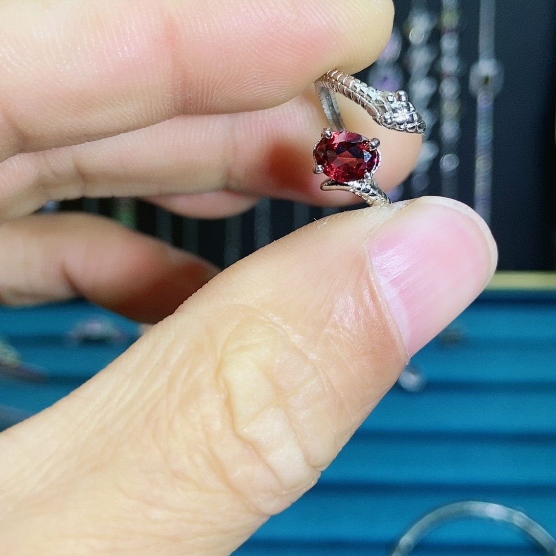 【闪购商品】紫晶珠宝半成品银S925镶嵌