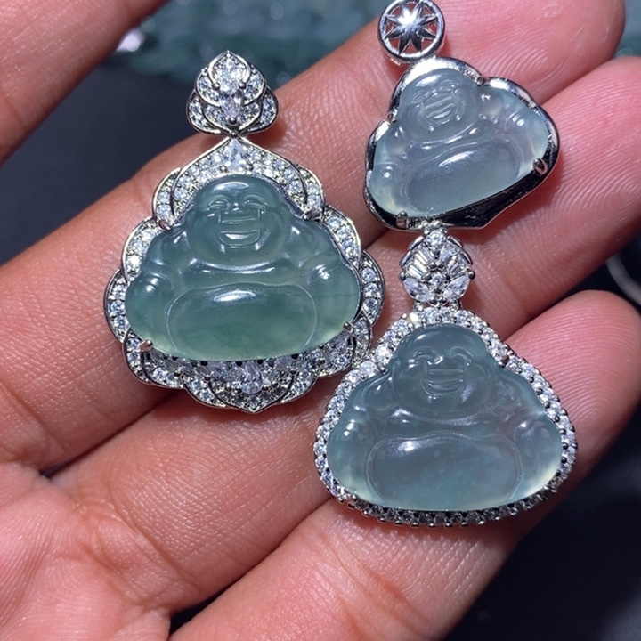 6***7翡翠未镶嵌颈饰天然翡翠